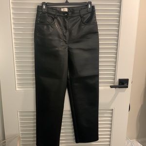 Wilfred Faux Leather Pants